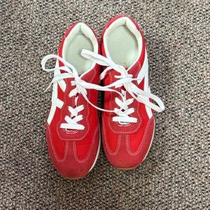 Red  Sneakers from Shein.  Size 8